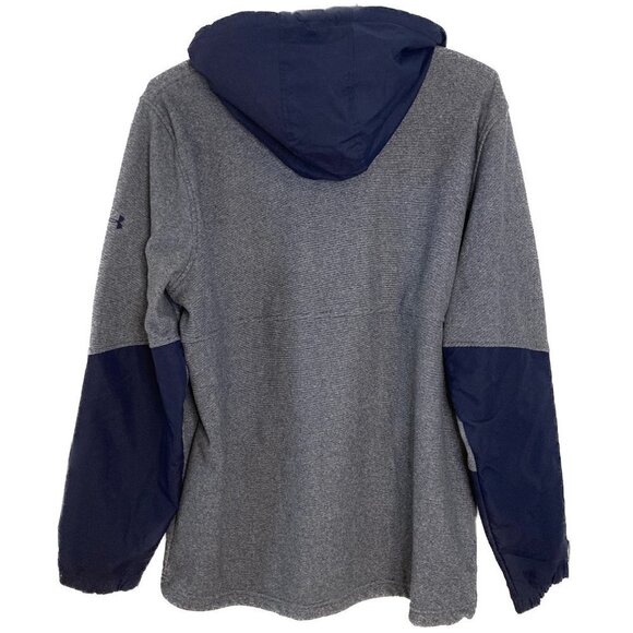 Under Armour Phenom Loose Coldgear Full Zip Hoodie Jacket Midnight Navy Size 2XL - Picture 5 of 7